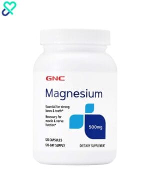 GNC Magnesium 500mg 120 Capsules