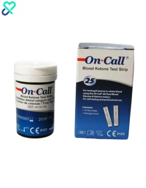 On Call Blood Ketone Test Strips - 25 Strips