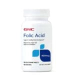 GNC Folic Acid 400mg 100 Tablets