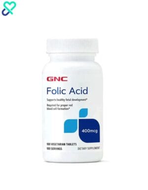 GNC Folic Acid 400mg 100 Tablets
