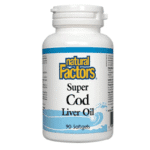 Natural Factors Super Cod Liver Oil 90 Ct