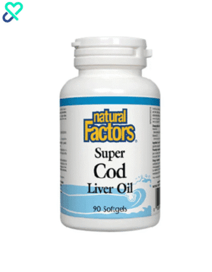 Natural Factors Super Cod Liver Oil 90 Ct