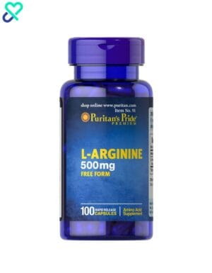 Puritan’s Pride L-Arginine 500mg 100 Cap