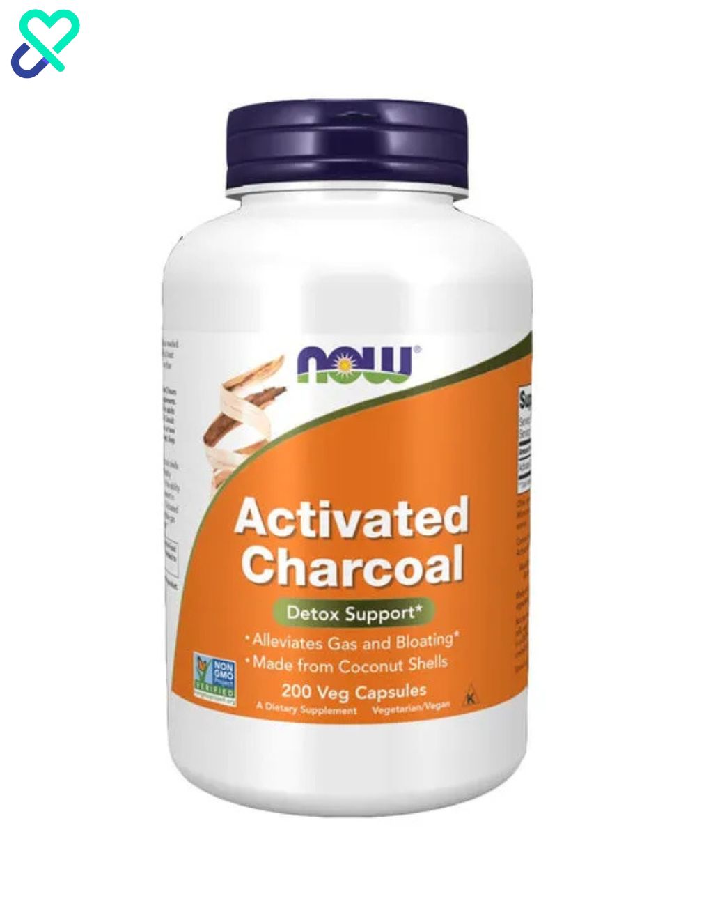 Now Activated Charcoal 200 Cap