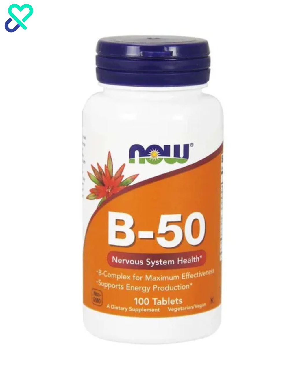 Now B-50 Nervous System Health 100 Cap