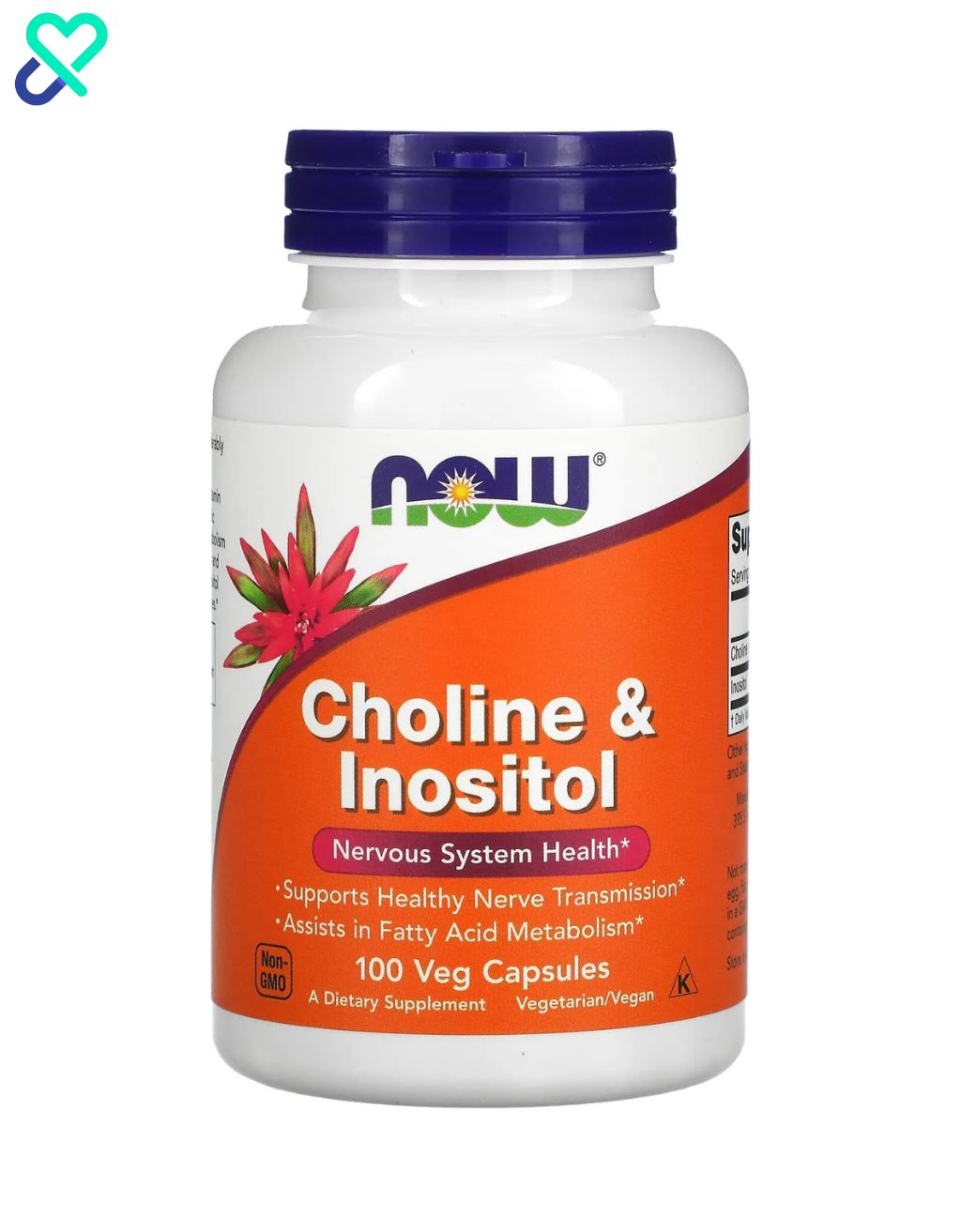 Now Choline & Inositol 100 Cap