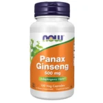 Now Panax Ginseng 500mg 100 Cap