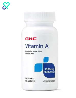 GNC Vitamin A 3000mcg 180 Softgels