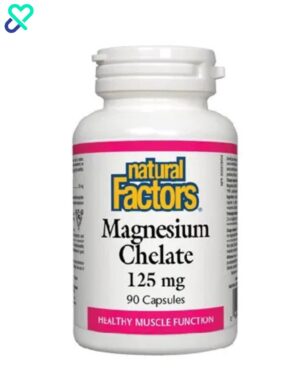 Natural Factors Magnesium Chelate 125mg 90 Cap