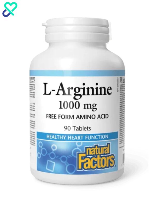Natural Factors L-Arginine 1000mg 90 Cap