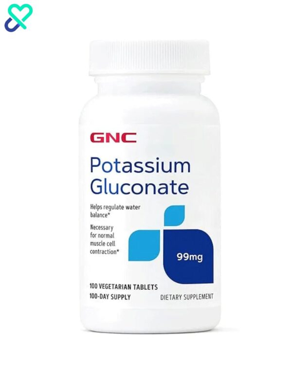 Gnc Potassium Gluconate 99mg 100 Tab