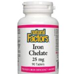 Natural Factors Iron Chelate 25mg 90 Ct