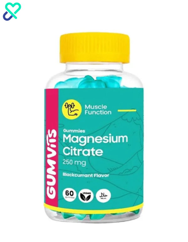 Gumvits Magnesium Citrate 250mg Gummies 60 Ct