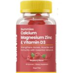 Gumvits Calcium Magnesium Zinc & Vitamin D3 Gummies 60 Ct