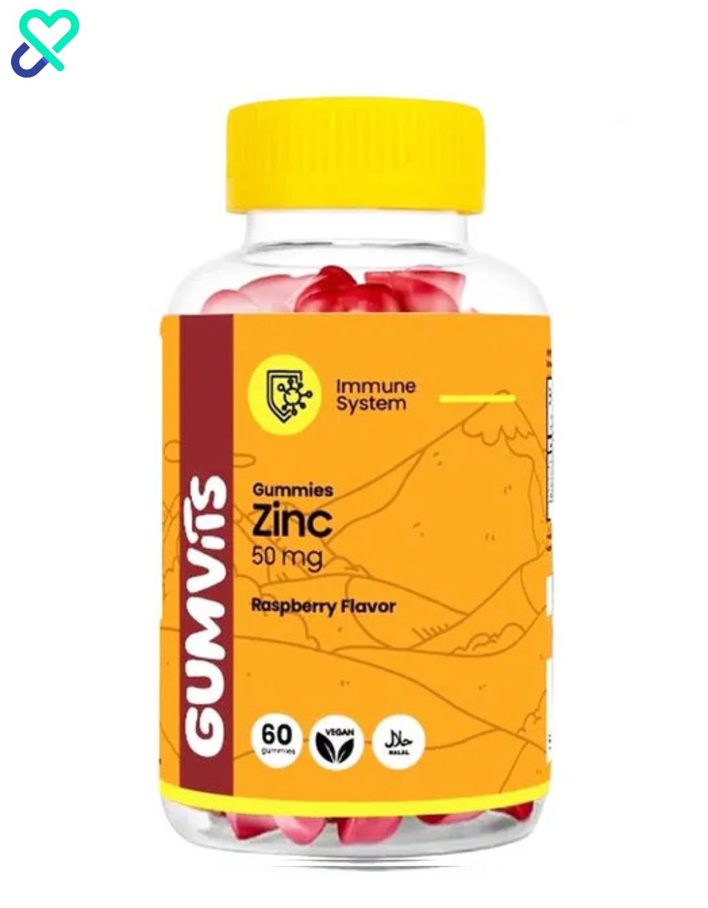 Gumvits Zinc 50mg Gummies 60 Ct