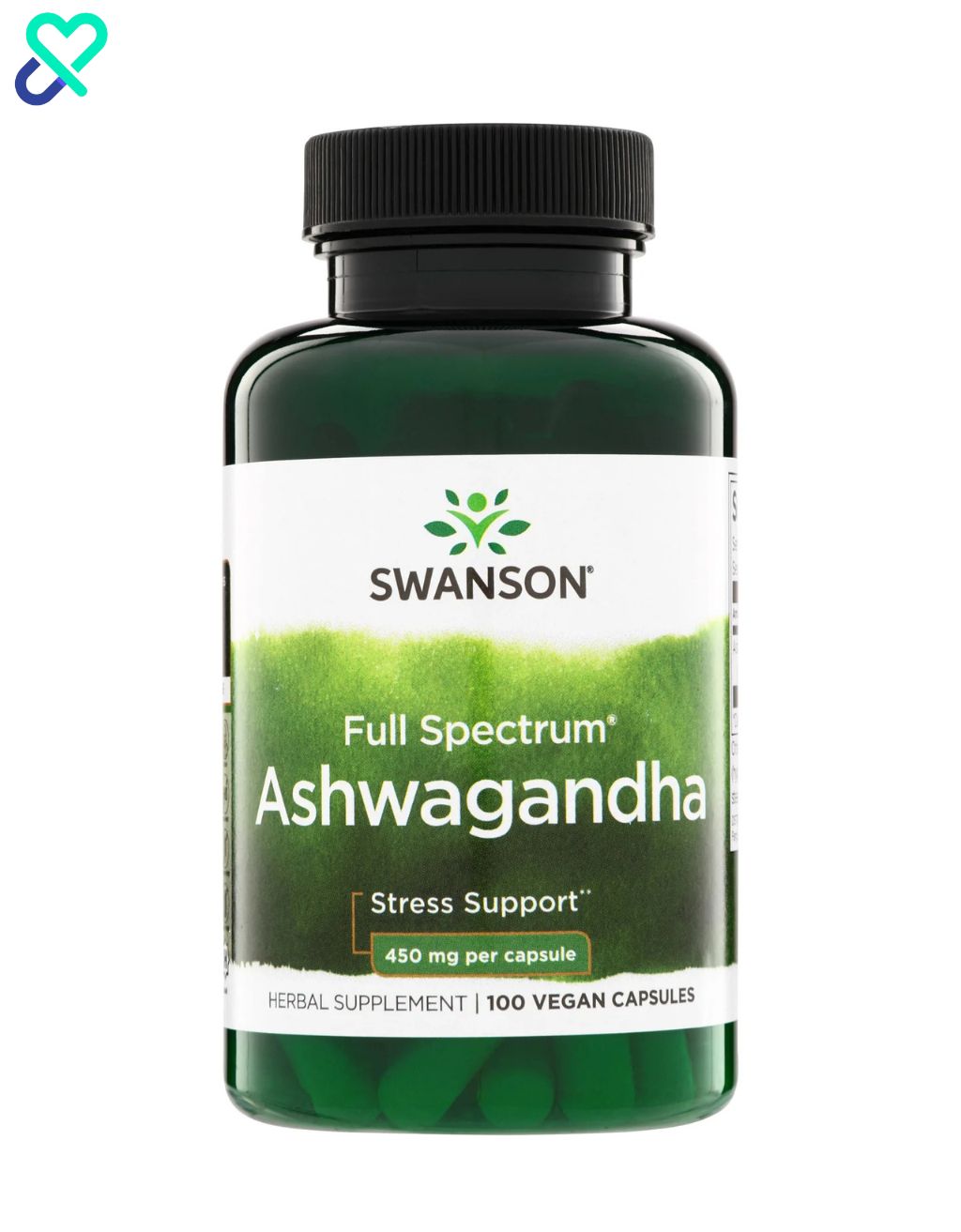 Swanson Ashwagandha 450mg 100 Cap