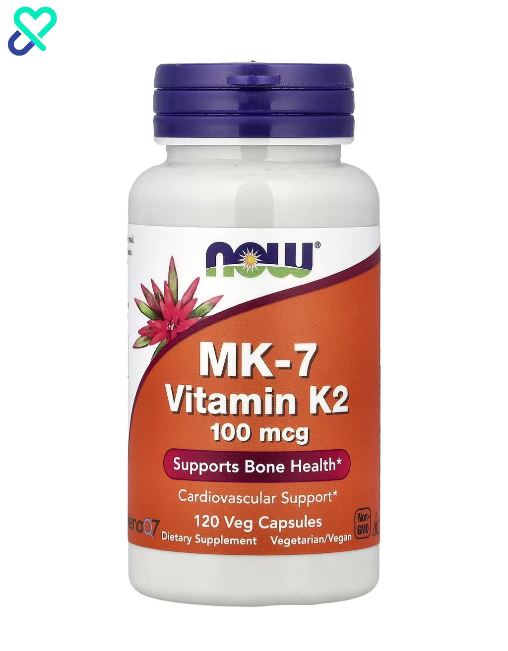 Now MK-7 Vitamin K-2 100mg 120 Cap