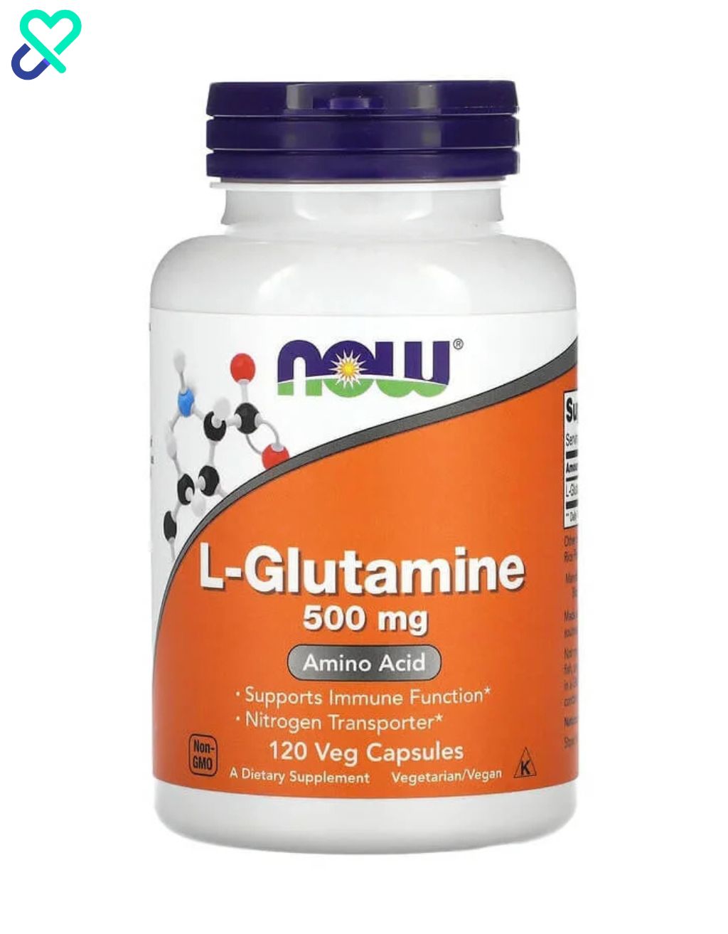 Now L-Glutamine 500mg 120 Cap