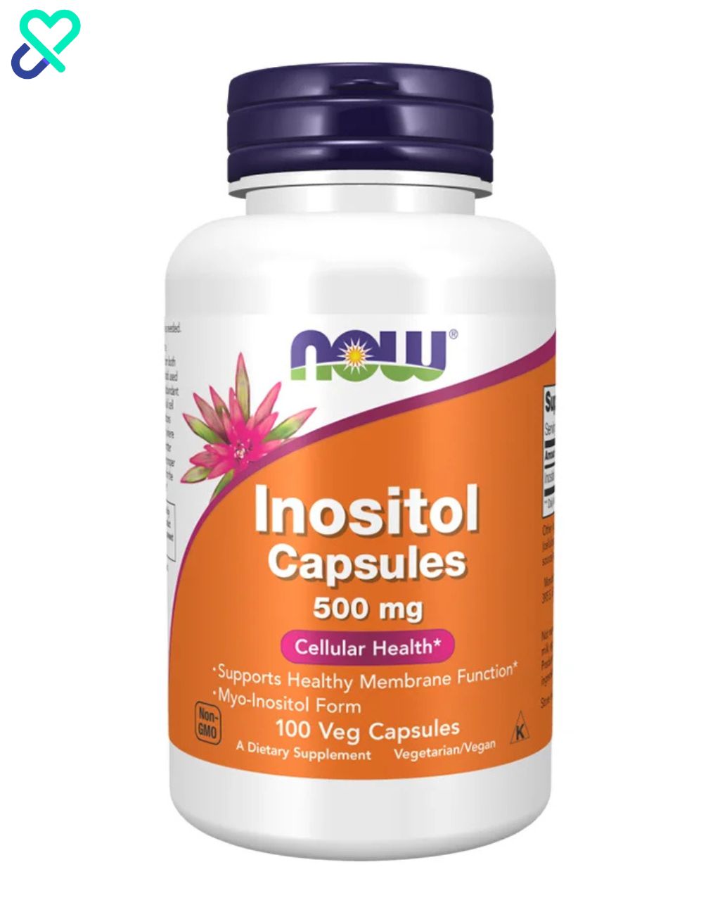 Now Inositol 500mg 100 Cap