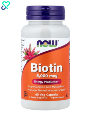 Now Biotin 5000mg 60 Cap